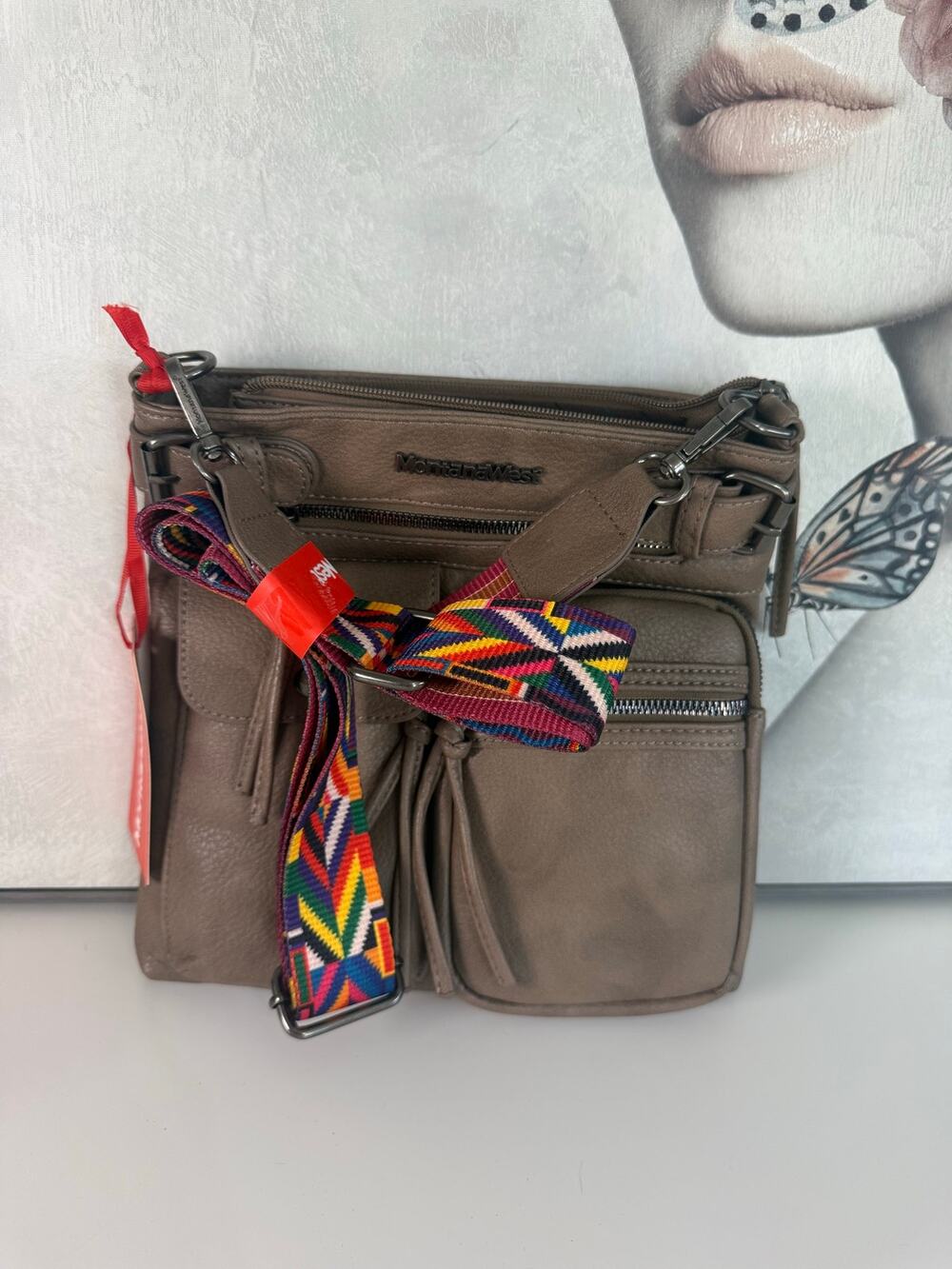 MONTANA WEST MULTI POCKETS CROSSBODY BAG
